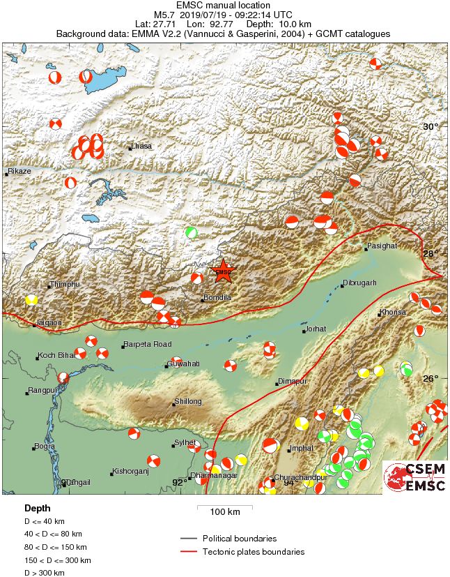 Regional moment Tensor