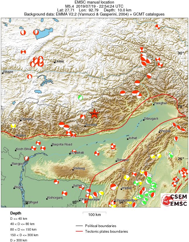 Regional moment Tensor