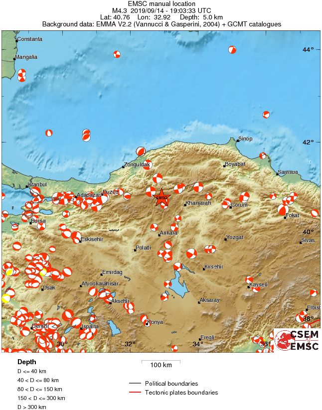 Regional moment Tensor