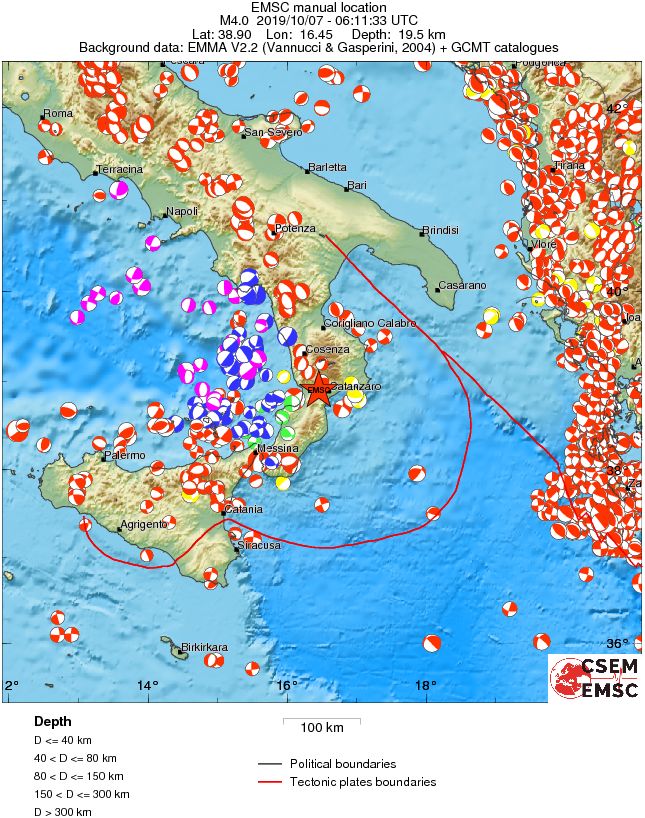Regional moment Tensor