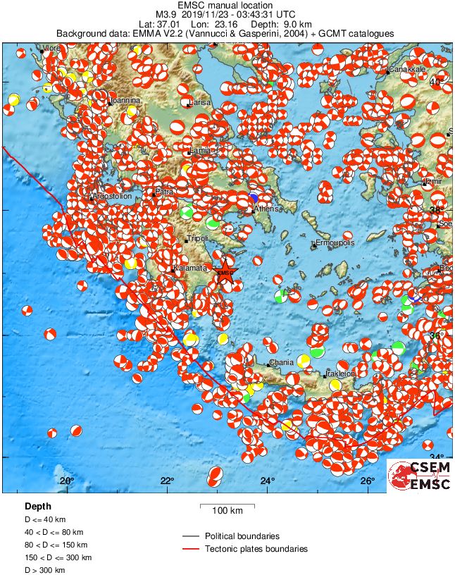 Regional moment Tensor