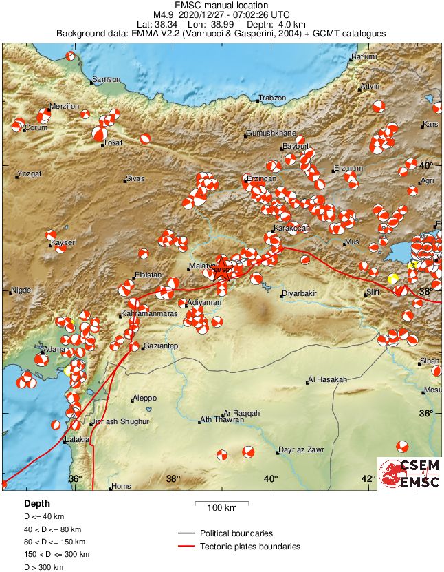 Regional moment Tensor