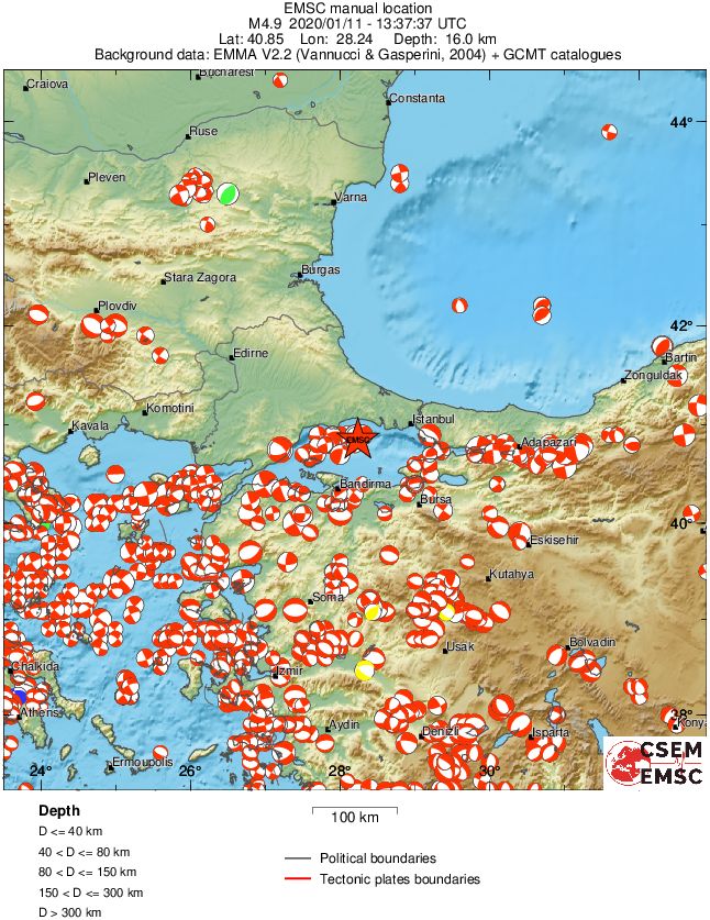 Regional moment Tensor