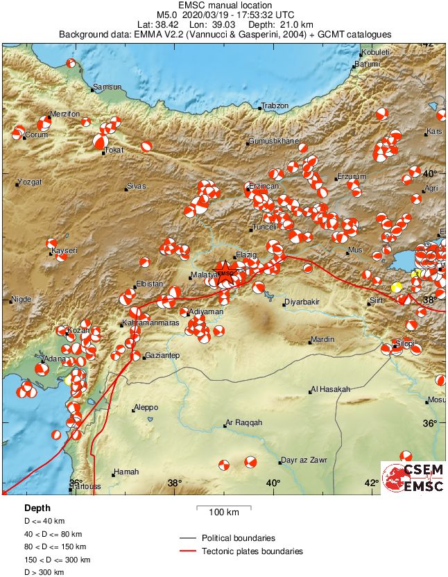 Regional moment Tensor