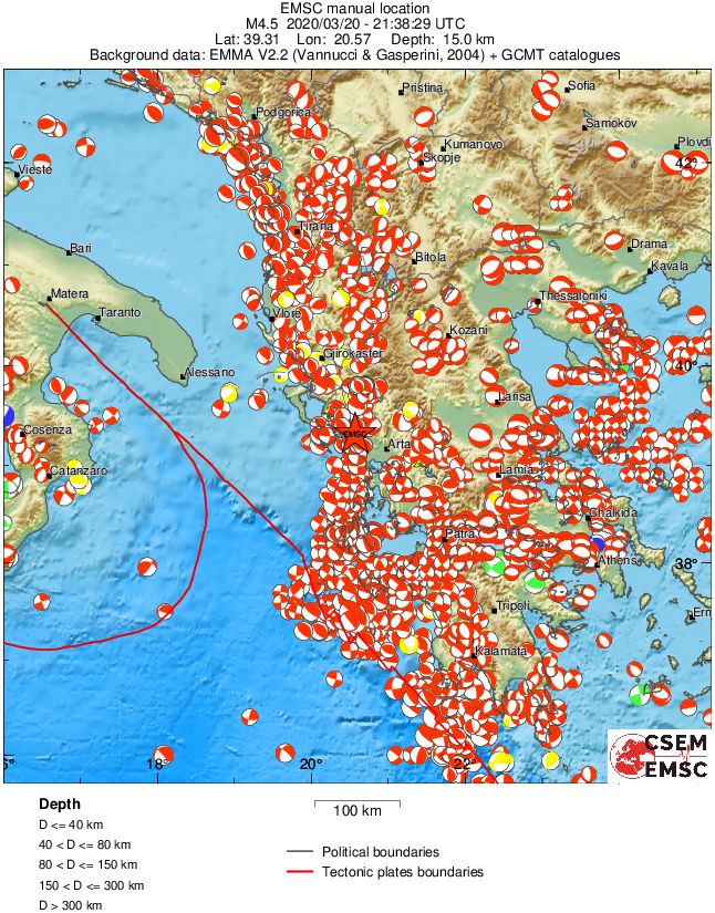 Regional moment Tensor