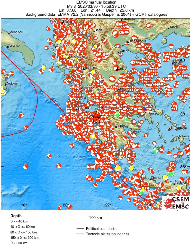 Regional moment Tensor