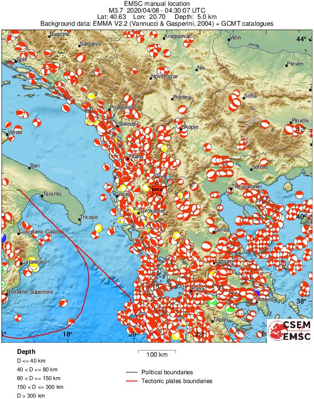 Regional moment Tensor