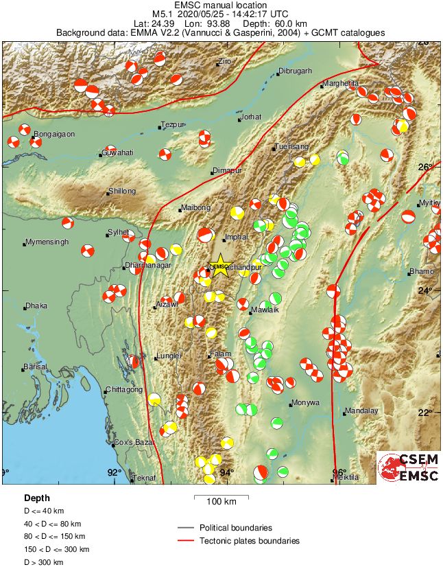 Regional moment Tensor