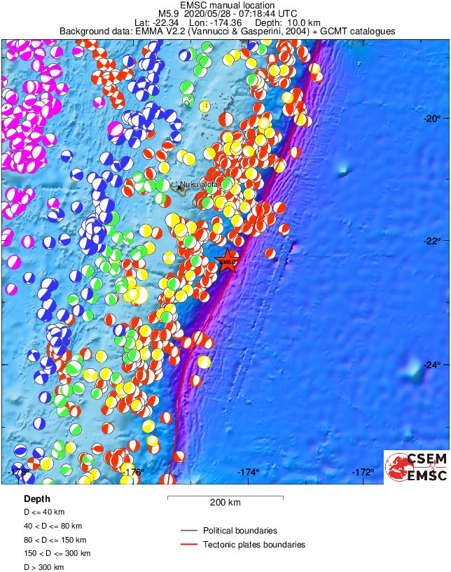 Regional moment Tensor