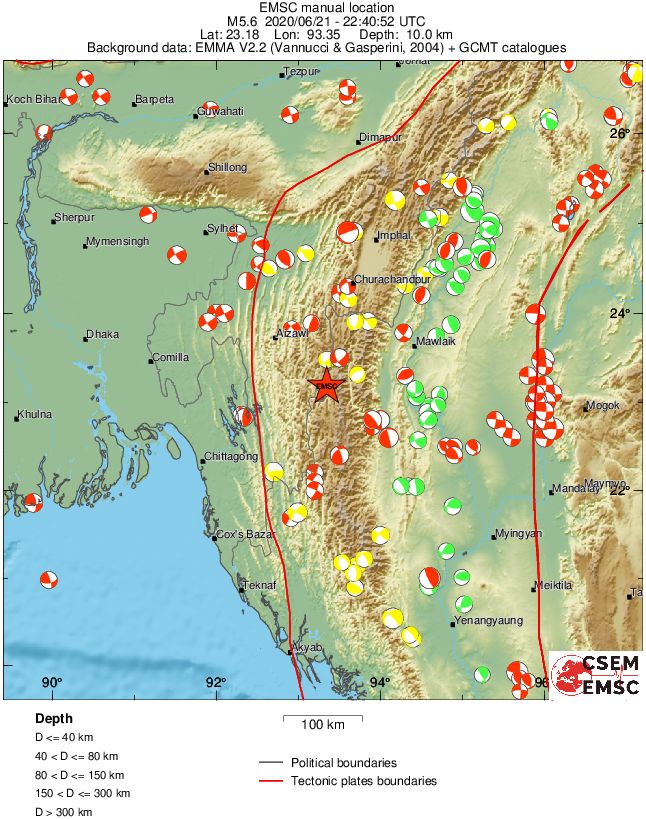 Regional moment Tensor