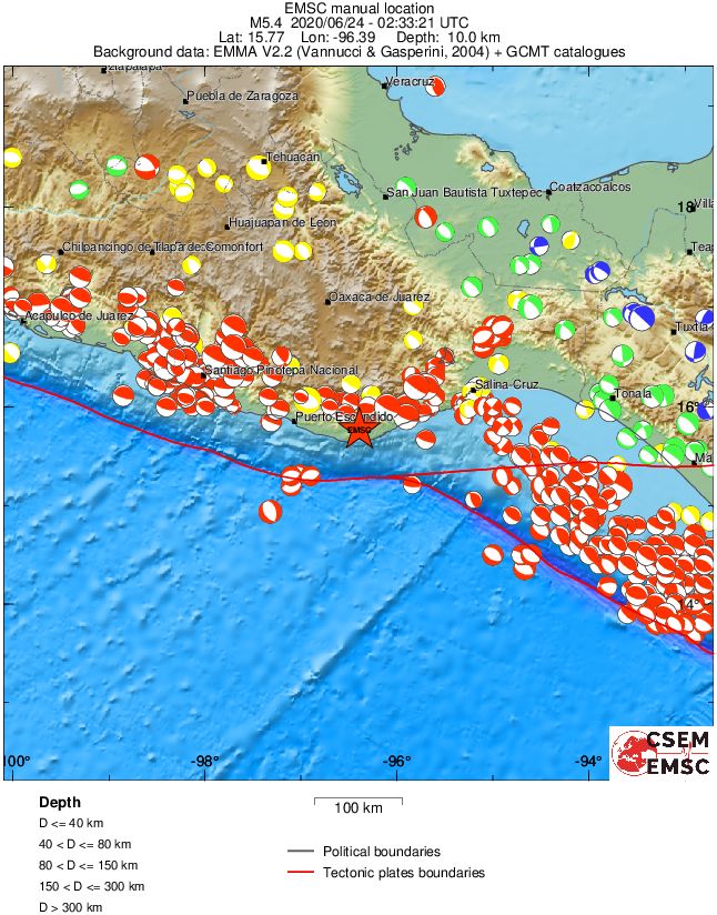 Regional moment Tensor
