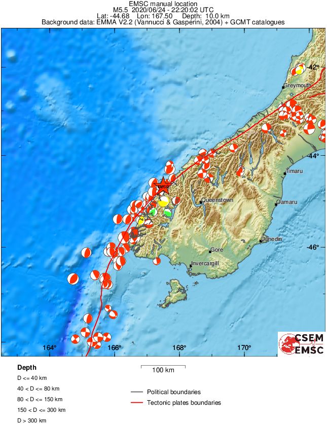 Regional moment Tensor