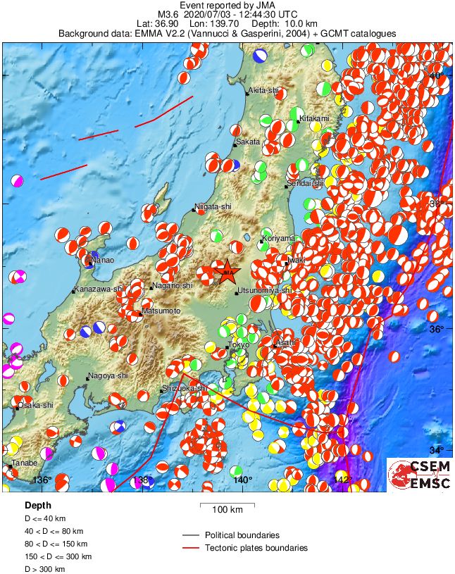 Regional moment Tensor