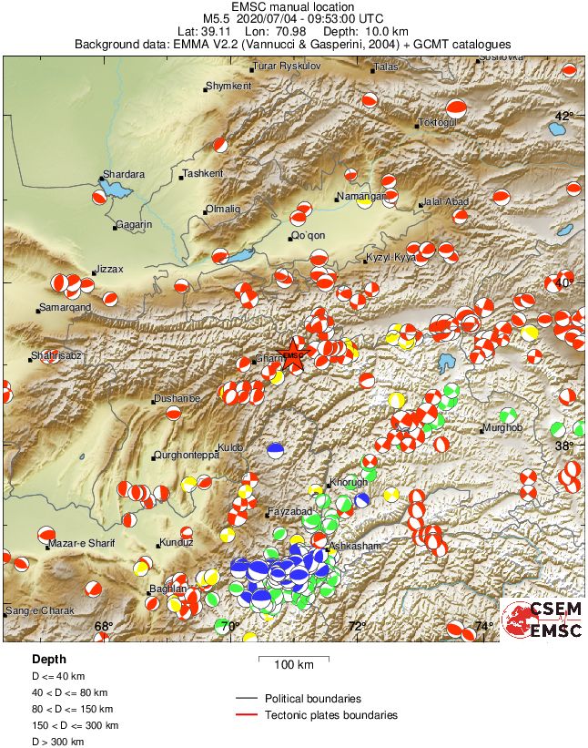 Regional moment Tensor