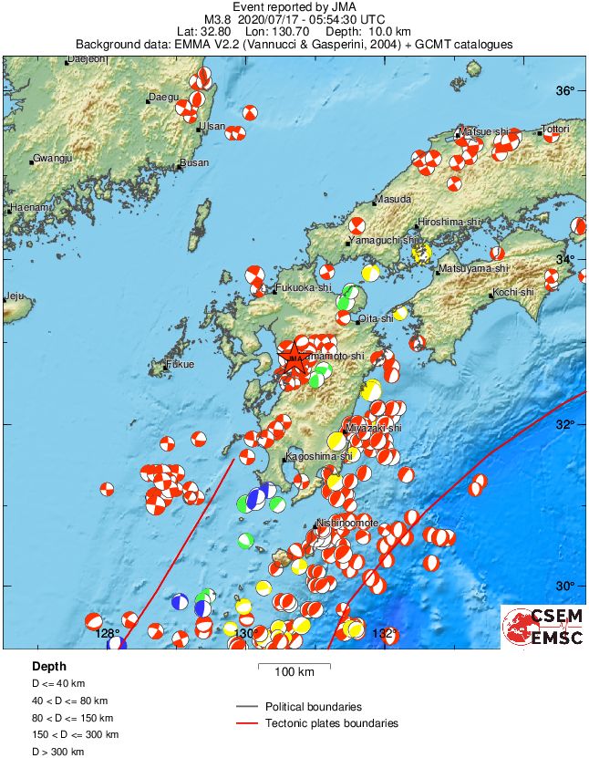 Regional moment Tensor