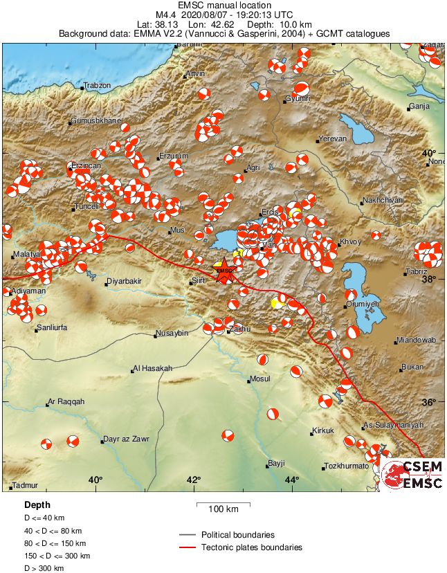 Regional moment Tensor