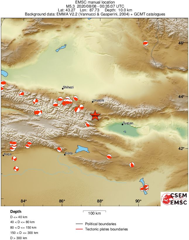 Regional moment Tensor