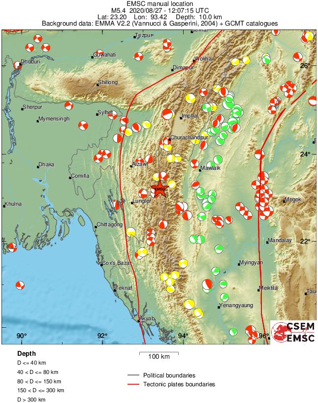 Regional moment Tensor