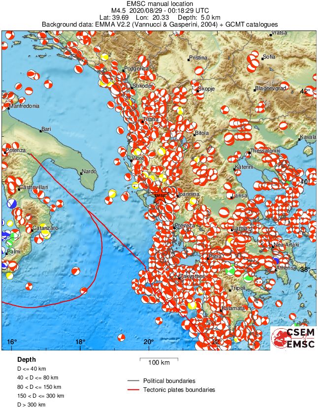 Regional moment Tensor