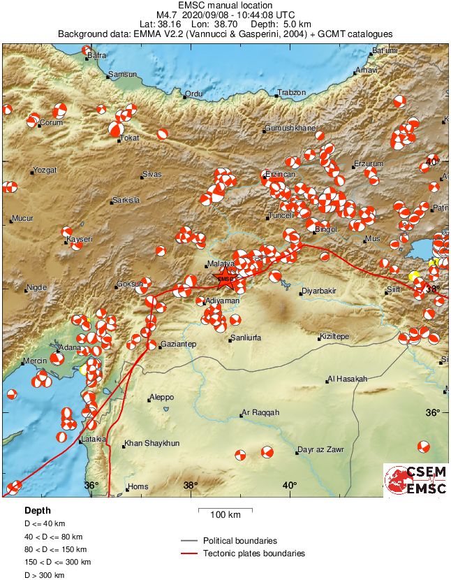 Regional moment Tensor