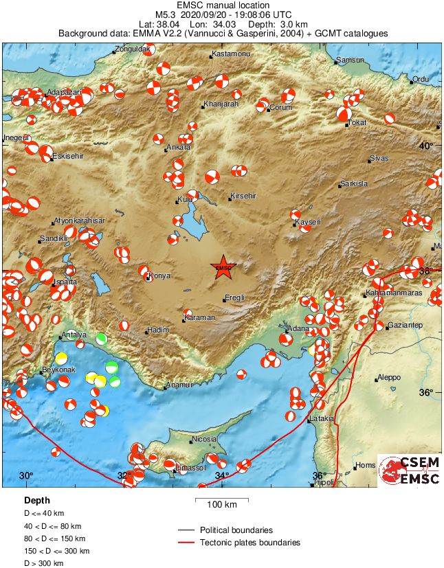 Regional moment Tensor