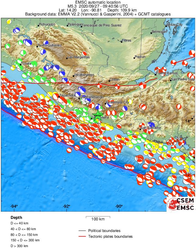 Regional moment Tensor