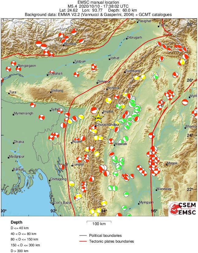 Regional moment Tensor