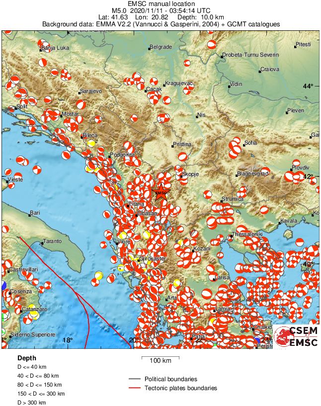 Regional moment Tensor