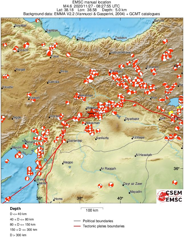 Regional moment Tensor
