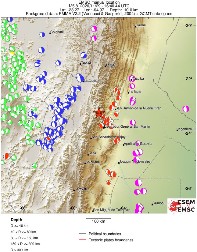 Regional moment Tensor