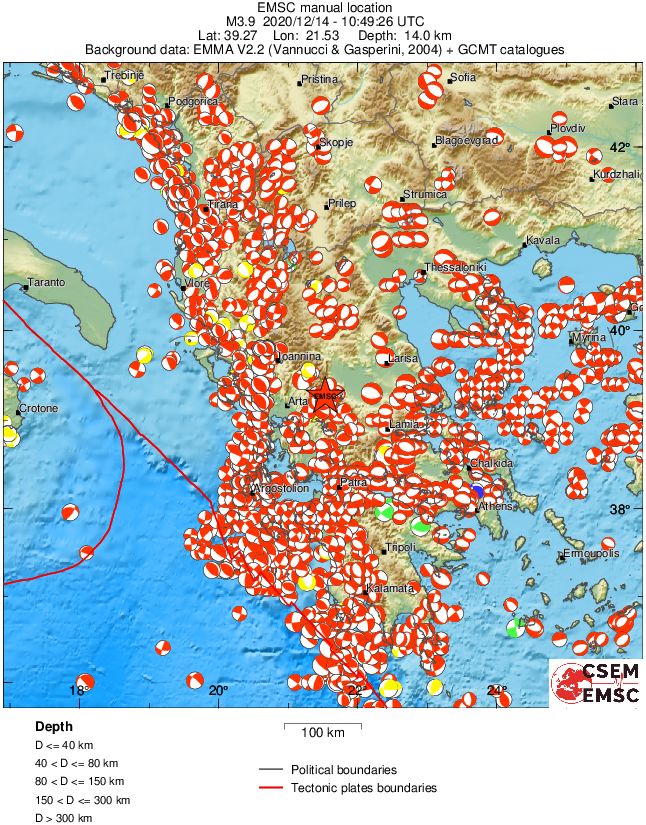 Regional moment Tensor