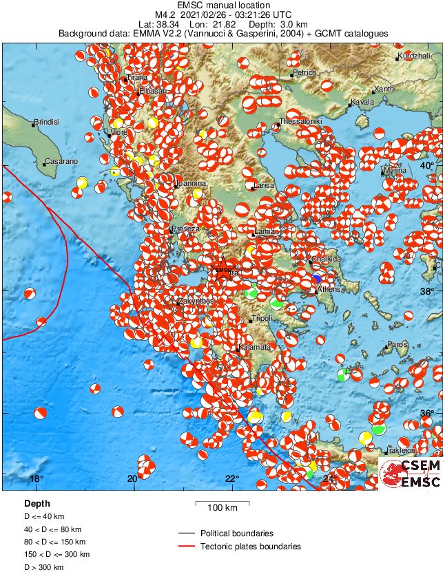 Regional moment Tensor