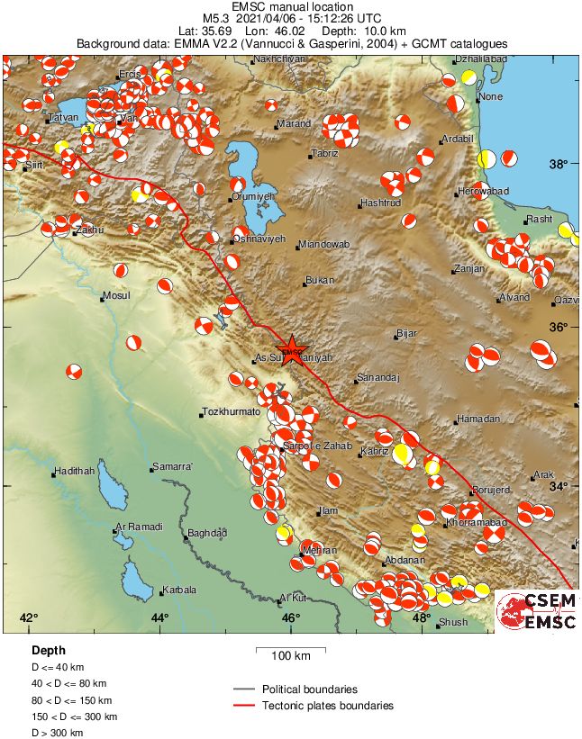 Regional moment Tensor
