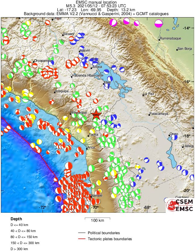 Regional moment Tensor