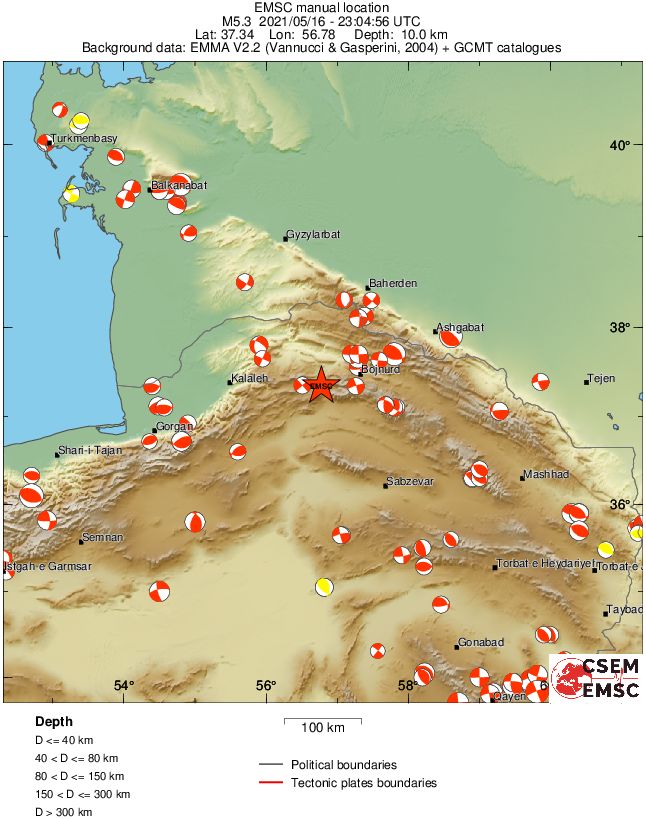 Regional moment Tensor