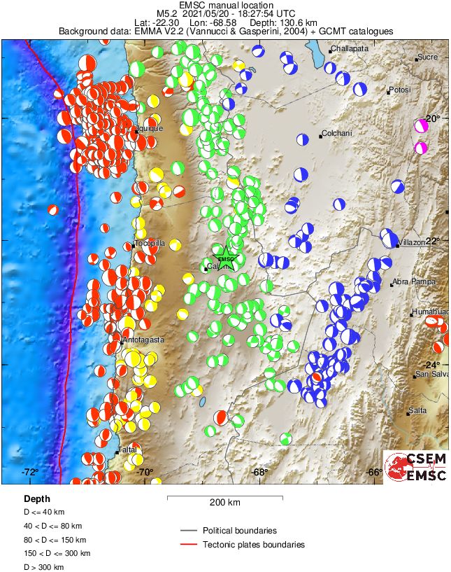 Regional moment Tensor