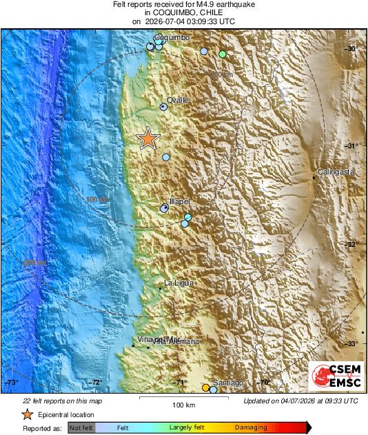 intensity map