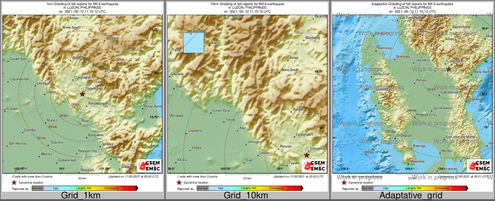 Earthquake Magnitude 4 6 Luzon Philippines 2021 May 12 11 15 12 Utc